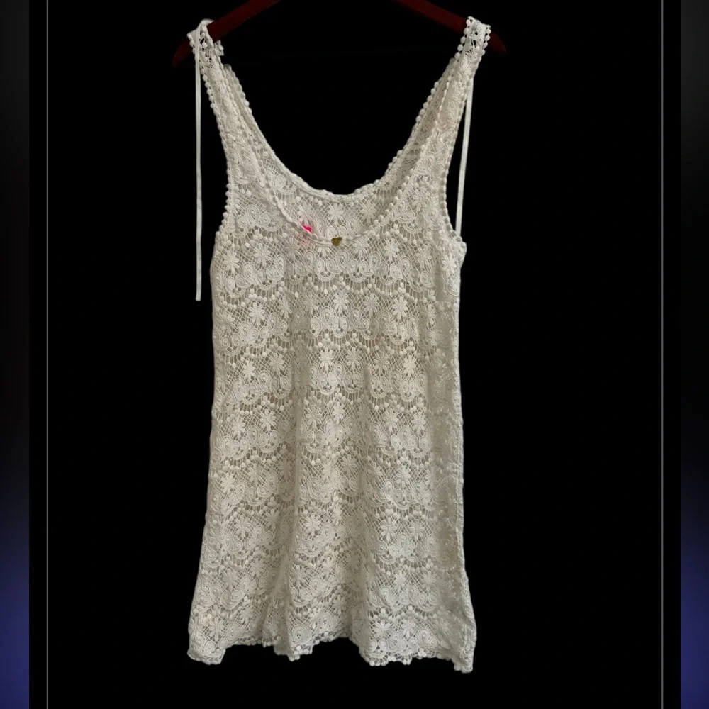 Victorias Secret Beach Sexy White Crochet Swim
Coverup sz L - Picture 2 of 8